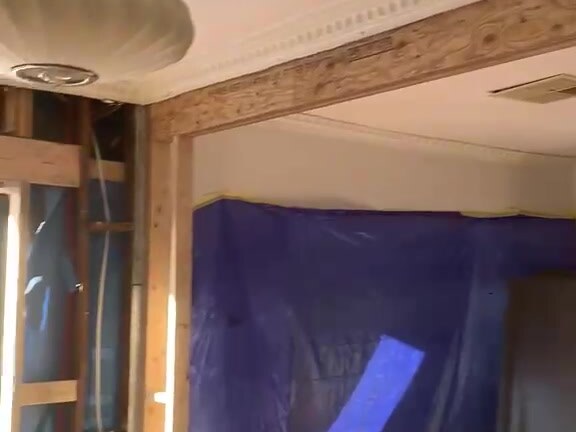 New structural opening formed between living zones